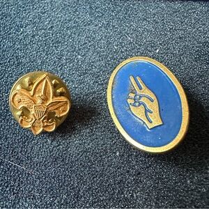 Vintage Girl Scout and Boy Scout Pins